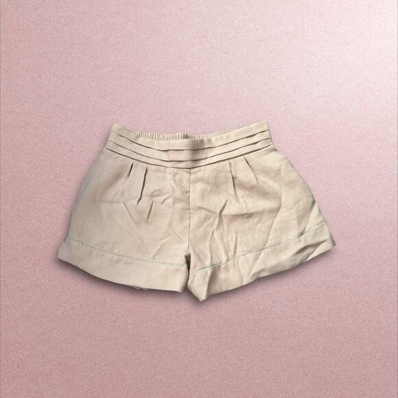 Bishop + Young High Waisted Tan Shorts - Picture 1 of 3